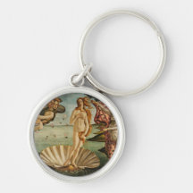 The Birth of Venus Keychain
