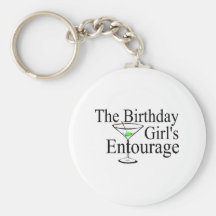 The Birthday Girls Entourage Keychains
