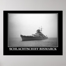 The Bismarck Vintage Poster Print