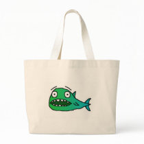 The Bitey Fish Canvas Bags