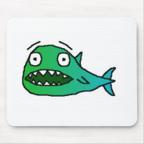 The Bitey Fish Mousepads