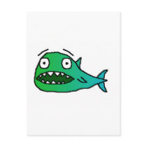 The Bitey Fish Post Card