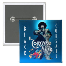 THE BLACK CORSAIR gem blue Pin