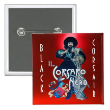 THE BLACK CORSAIR gem red Button