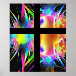 The Black Cross Print
