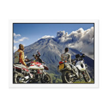 The black giant erupts Postcard