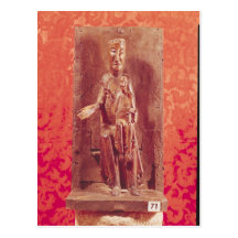 The Black Madonna, Catalan School, 11th century Post Card