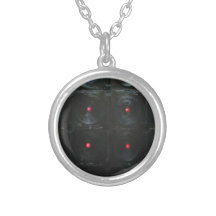 The Black Red Dents ( black minimalism ) Custom Jewelry