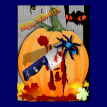 The Bleeding Pumpkin Poster posters