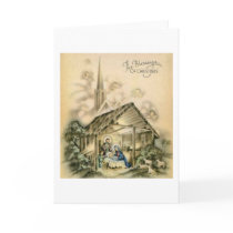 The Blessings of Christmas Nativity Scene