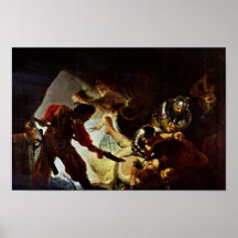 The Blinding Of Samson By Rembrandt Harmensz. Van Posters