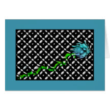 The Blue Force  © Angel Honey, 2010 Greeting Card