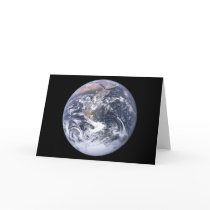 "The Blue Marble" Earth seem from Apollo 17 Greeting Card