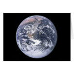 "The Blue Marble" Earth seem from Apollo 17 Greeting Card