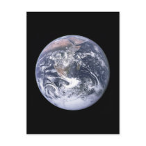 "The Blue Marble" Earth seem from Apollo 17 Postcard