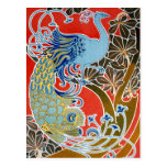 The Blue Peacock postcards