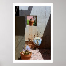 "The Blue Sun" Desert Photography Poster