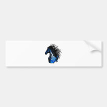THE BLUEGRASS HORSE BUMPER STICKERS