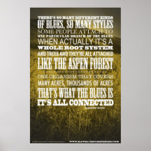 The Blues is a Root System Poster