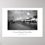 'The Boardwalk at Night' Poster