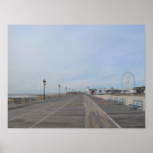 The Boardwalk at Ocean City, NJ Print
