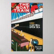 The Boat Train Poster