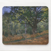The Bodmer Oak, Fontainebleau Forest, Claude Monet Mousepad