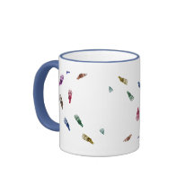The bones of the human foot coffee mug
