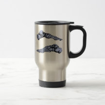 The bones of the human foot coffee mugs