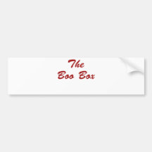 The Boo Box Bumper Sticker