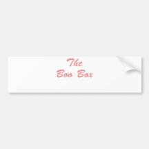 The Boo Box!!! Bumper Sticker
