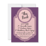 The Boob Recipe Invitation