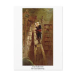 The Bookworm By Carl Spitzweg Postcard