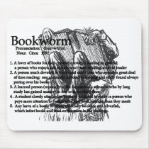 The Bookworm Mouse Pad