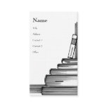 The Bookworm's business cards