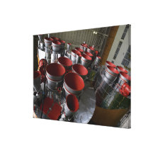 The boosters of the Soyuz TMA-14 spacecraft Gallery Wrapped Canvas