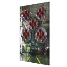 The boosters of the Soyuz TMA-14 spacecraft Gallery Wrap Canvas