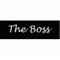 The Boss Acrylic Key Chain Photo Cut Outs