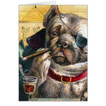 The Bouncer Dog Greeting Card