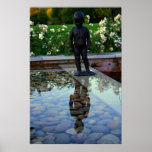 The boy in the water print