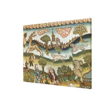 The Bradford Table Carpet Canvas Print