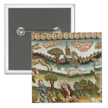 The Bradford Table Carpet Pinback Button