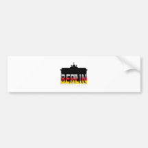 The Brandenburg Gate in Berlin (Germany) Bumper Sticker