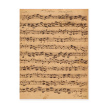 The Brandenburger Concertos, No.5 D-Dur, 1721 postcards