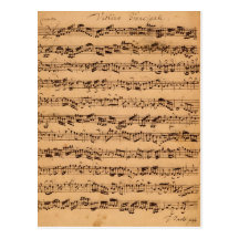 The Brandenburger Concertos, No.5 D-Dur, 1721 Post Card