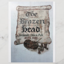 The Brazen Head pub, Dublin, Ireland Custom Flyer