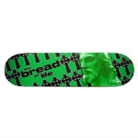 The Bread of Life Green with Jesus skateboards