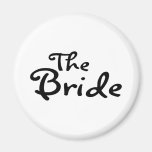 The Bride (Black) Magnets