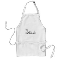 The Bride (Blk) Aprons