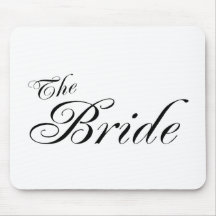 The Bride (Blk) Mouse Mat